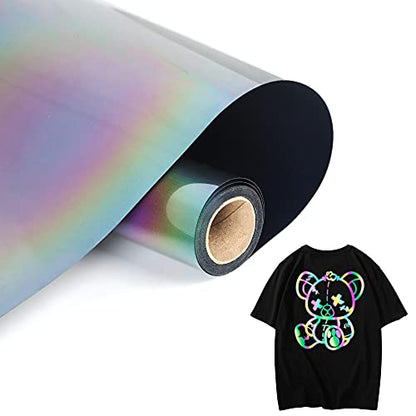 Reflective Rainbow HTV Roll (10 Foot)