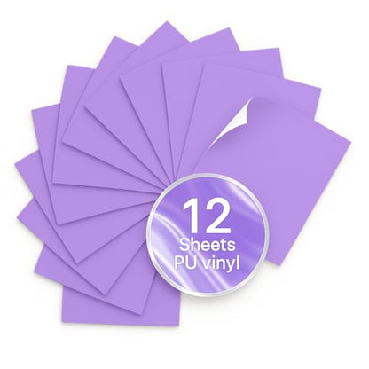 Light Purple PU Heat Transfer Vinyl (12 Count)