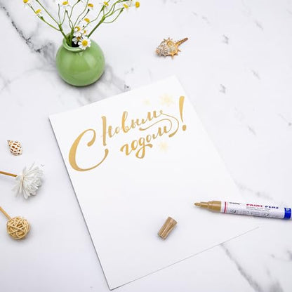 Gold Paint Markers (12 Count)