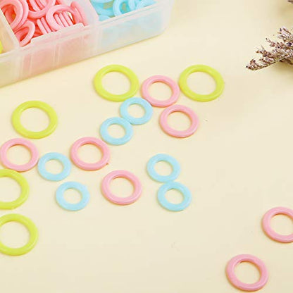 180 PCS Stitch Markers for Crocheting (180 Count)