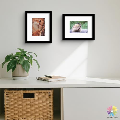 Mat Board Center 25 Pack 8x10 Picture Mat for 5x7 Photo White
