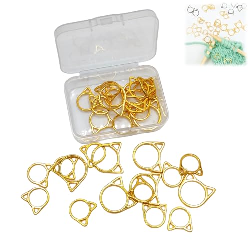 Cat Stitch Markers Cute Stitch Markers Metal Stitch Marker for Crocheting