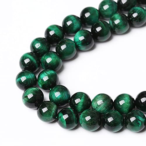 90PCS 4mm Top AAA Green Tiger Eye Beads Natural Stone Round Loose Beads for Jewelry Making DIY Bracelet