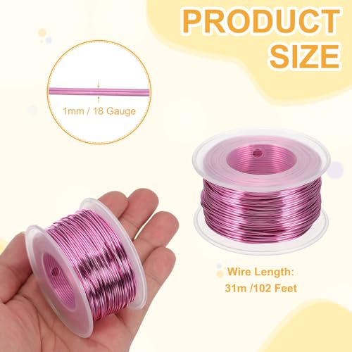 18 Gauge 1mm Anodized Aluminum Wire for Jewelry Craft Making