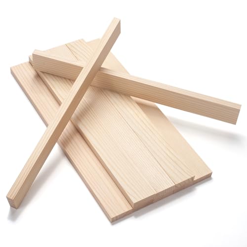 Wood Trim Wooden Strips Slats for Wall (10 Count)