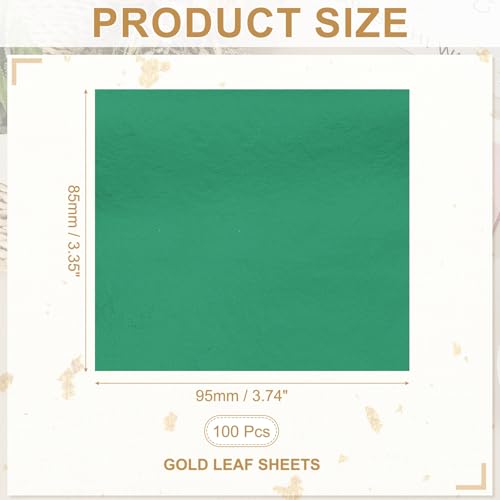 Gold Leaf Sheets for Art 3.7" x 3.4"
