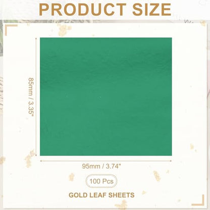 Gold Leaf Sheets for Art 3.7" x 3.4"