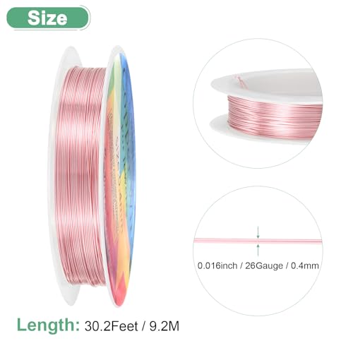 0.4 mm 26 Gauge Copper Wire for Jewelry Making