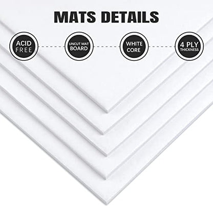 16x20 Uncut Picture Mat Boards