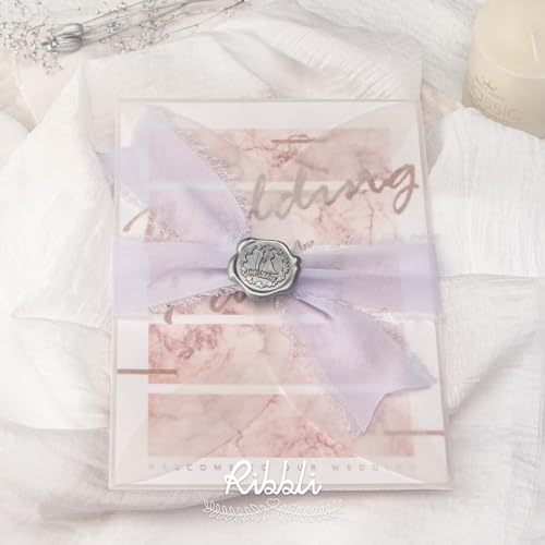 Lilac Purple Chiffon Ribbon 1 (60 Foot)