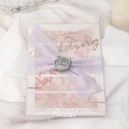 Lilac Purple Chiffon Ribbon 1 (60 Foot)