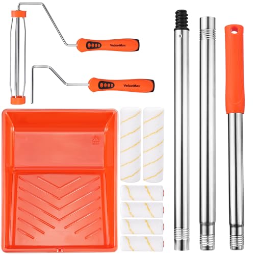 12PCS Paint Roller Kit with Tray