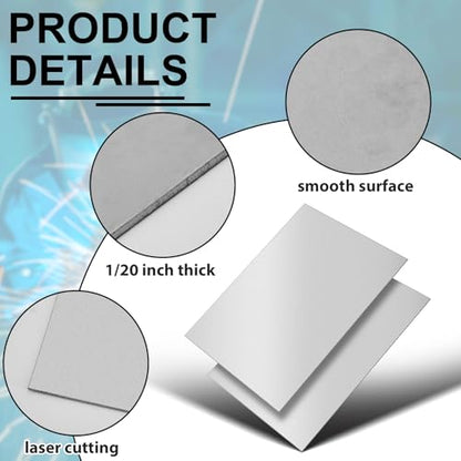 2 Pcs 16 Gauge Mild Metal Steel Sheet Plate Weldable Carbon Cold Panels Square Rolled for Outside Industrial DIY Weld Accessories (2 Count)