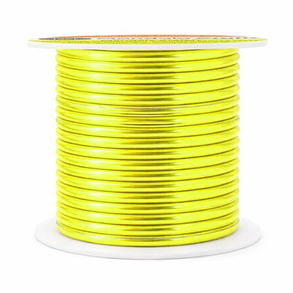 8 Gauge Yellow Green Anodized Aluminum Craft Wire