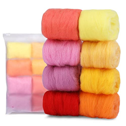 Needle Felting Wool 2.82oz (8 Count)