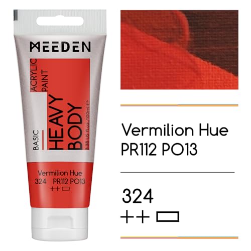 Acrylic Paint Vermilion Hue (6.76 Fl Oz)