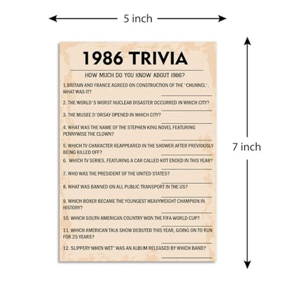 40th Birthday Party Games (31 Count)