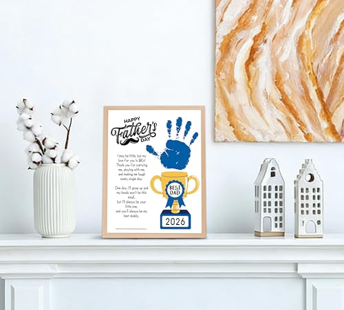 Happy Fathers Day Baby Handprint Kit Dad Gifts from Daughter Son