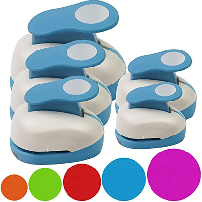 Set 5 Circle Paper Punch 0.3'' (5 Count)