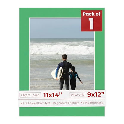 11x14 Mat Bevel Cut for 9x12 Photos