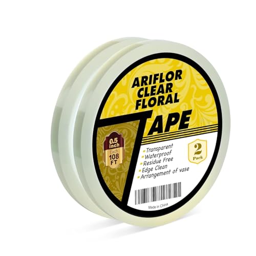 2Packs Clear Floral Tape (360 Foot)
