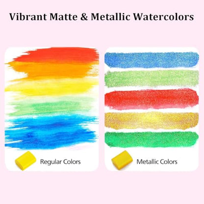 168 Colors Watercolor Paint Set (168 Count)