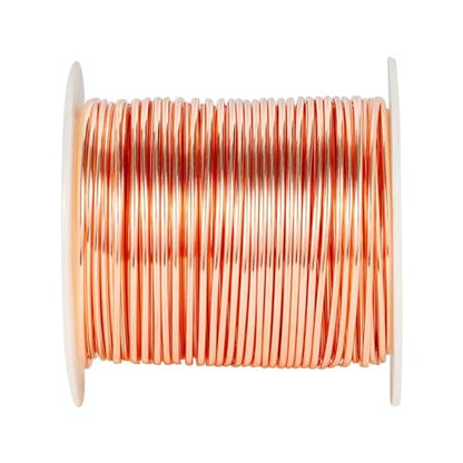 22 Gauge 0.6 mm 590 Feet 1 Pound 99.9% Dead Soft Copper Wire for Electroculture Gardening