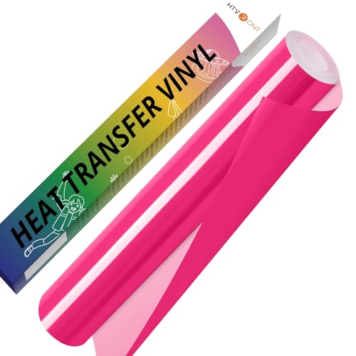 Neon Pink HTV Vinyl Roll