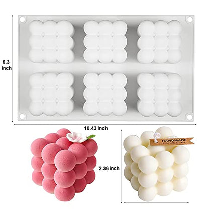 Cube Candle Molds (6 Count)