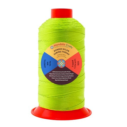 Size 277 840D T270 Lime Green Bonded Nylon Thread