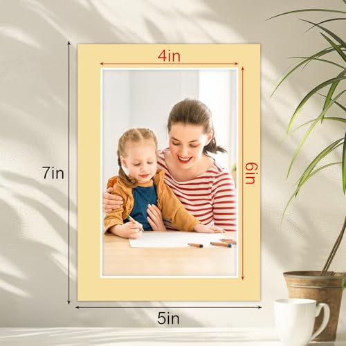15 Pack 5x7 Picture Mats for 4x6 Photos