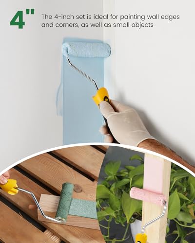 12 Inch Paint Roller Kit with Extension Pole