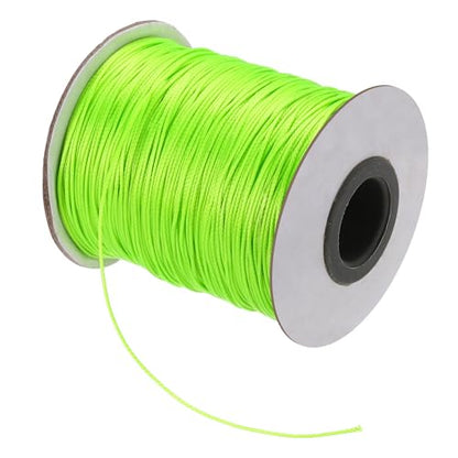 Waxed Cord 0.5mm Waxed Polyester Cord 175 Yard Wax String for Bracelet Making