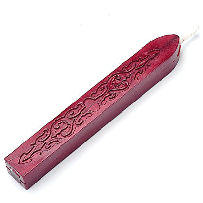 5 Pcs Sealing Wax Sticks with Wicks for Wax Seal Stamp (5 Count)