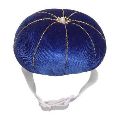 Wrist Pin Cushion Wristband Sewing Pincushion Polyester Pin Holder Wearable Pumpkin Shaped Needles Wristband for Sewing Quilting Needlework DIY Crafts