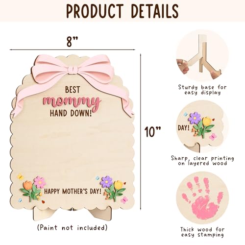 DIY Mothers Day Crafts for Kids Handprint Art