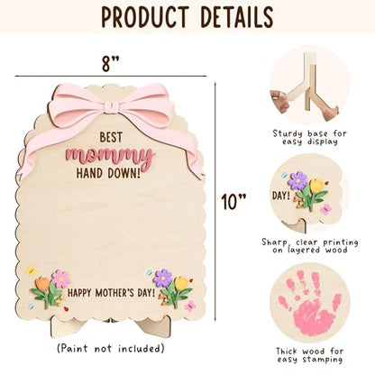 DIY Mothers Day Crafts for Kids Handprint Art