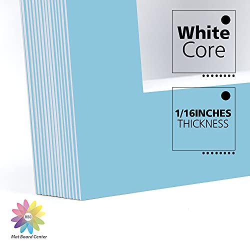 Mat Board Center 10 Pack 11x14 Photo Mats for 8x10 Picture (10 Count)
