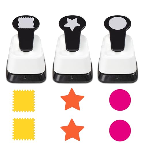 1 inch Hole Puncher for Paper Crafts (3 Count)