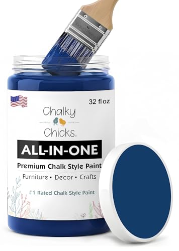 DC Blue 32 Fl Oz Chalk Paint for Furniture All in One