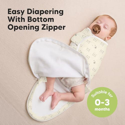 Newborn Swaddles with Zippers (3 Count)
