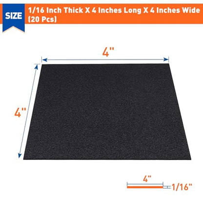 20Pcs Adhesive Foam Padding 1 (20 Count)