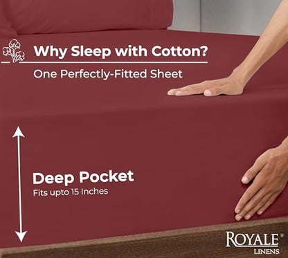 100% Organic Cotton Fitted Sheet