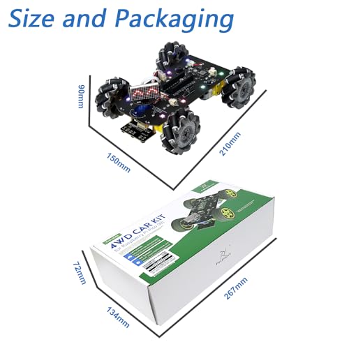 Mecanum Wheel Car Kit for Raspberry Pi Pico