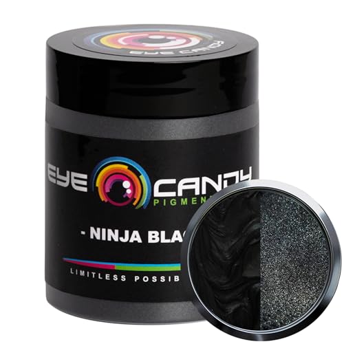 Premium Mica Powder Pigment “Ninja Black”