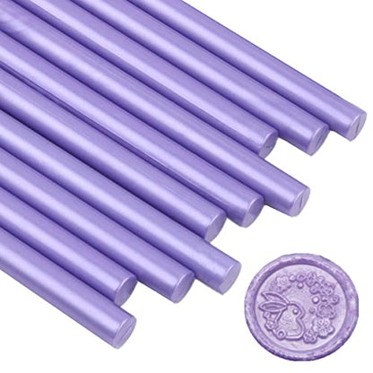 Pearl Purple Wax Sealing Sticks (4.4092 Ounce)