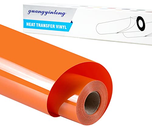 Orange Heat Transfer Vinyl HTV Rolls (8 Foot)