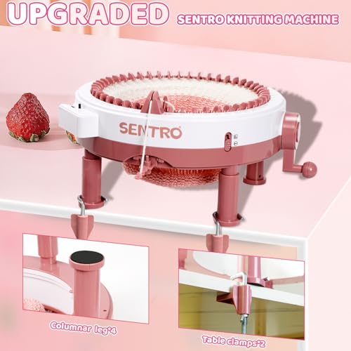 Knitting Machine 48 Needles with Row Counter for Beginners（Upgraded）
