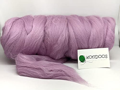 Colored Natural Wool roving (16 Ounce)