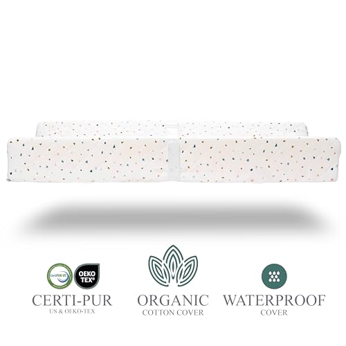 Organic Cotton Covered Contoured Baby Changing Pad